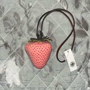 Tory Burch Strawberry Shaped Bag Charm